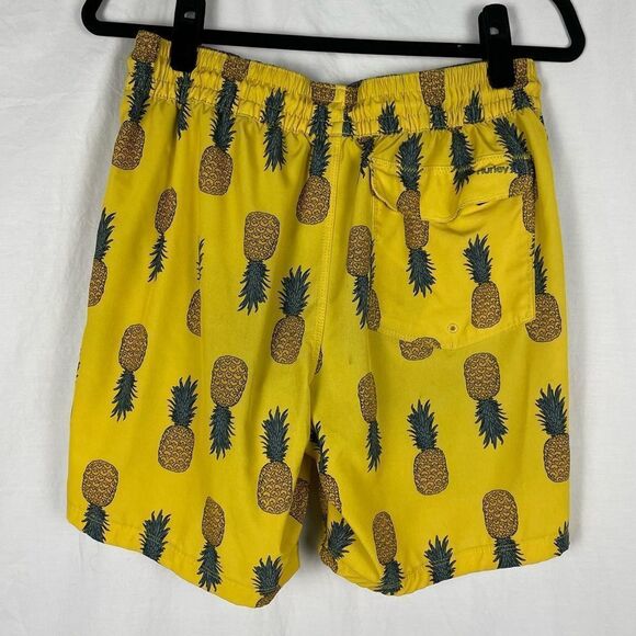 Hurley Yellow Pineapple Swim Trunks - Men’s SP - Picture 2 of 6